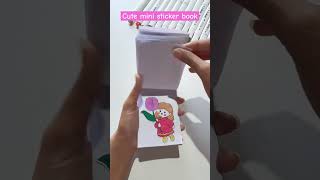 My homemade sticker bookdiy handmade sticker book shorts craftyjas sticker [upl. by Norine771]