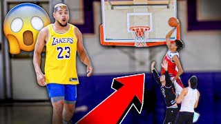 MY CRAZY DUNK ON JESSER First 2HYPE Hoop Session 3 VS 3 BASKETBALL [upl. by Ecirtnahc]