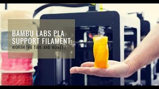 Bambu Labs PLA Support Filament  Worth the hassle [upl. by Spancake491]