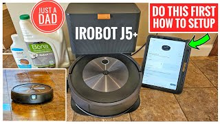 iRobot Roomba Combo j5 SelfEmptying Robot Vacuum amp Mop SETUP  Watch First [upl. by Eidnew]