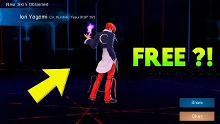 HOW TO GET IORI YAGAMI SKIN FREE [upl. by Ayhtnic]