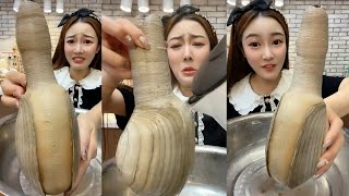 Check out this Dude Wah Delicious 😋 Geoduck [upl. by Enoitna]