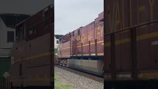 NS 8104 Lehigh Valley Heritage Unit Trailing On NS 22X norfolksouthern trains [upl. by Tarrel]