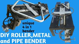 Homemade RollerMetal and Pipe Bender part 3 of 3 [upl. by Piderit]