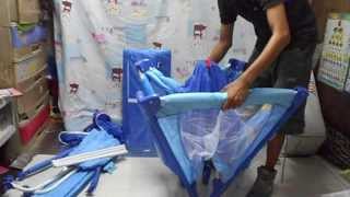 HOW TO ASSEMBLE A PLAYPEN  CRIB  PART 1 [upl. by Ailen732]