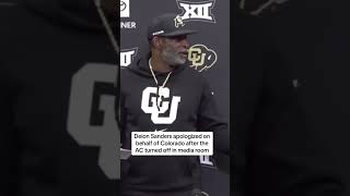 Deion Sanders apologized about the AC 😬 [upl. by Devaj]