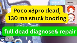 poco x3 propoco x3 dead repairhow to repair dead mobile repair icreballing cpu ram pocox3pro [upl. by Zertnom]