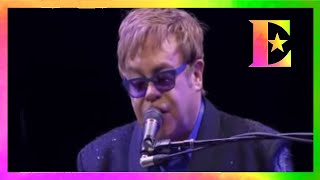 Elton John  Mona Lisas And Mad Hatters Live  Daniel Pearl tribute [upl. by Nabetse]