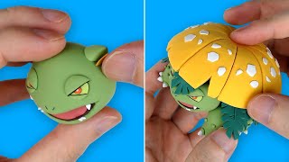 Squash Clays Pokémon Clay Art  Shiny Gigantamax Venusaur [upl. by Rein501]