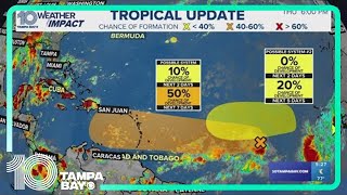 Tracking the Tropics Disturbance in central Atlantic could become tropical depression next week [upl. by Aromat]