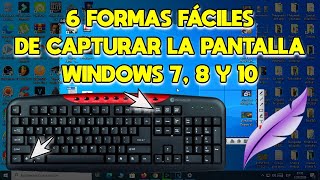 💻 Cómo Hacer CAPTURA DE PANTALLA en PC  6 Formas para Hacer SCREENSHOT en PC  Windows 7 8 y 10 ✅ [upl. by Fates]