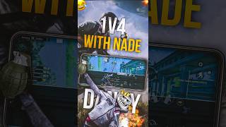 Nade clutch 💥🥵  BGMI shorts gaming bgmi pubgmobile [upl. by Ylloh]