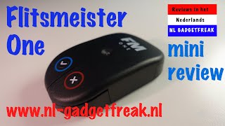 NL Minireview Boete voorkomen Flitsmeister One unboxingNederlandsDutch NL Gadgetfreak [upl. by Manno]