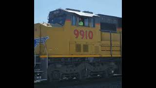 2019  UP9910 leads the old TracyHauler north out of the diamonds [upl. by Zenia]