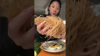 korean cold noodles explained [upl. by Cloris]