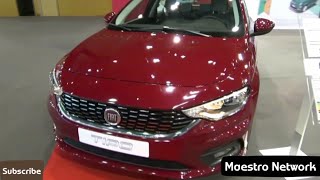 New 2018 Fiat Tipo Interior and Exterior Walkaround at Salon Automobile Lyon 2017 [upl. by Wilkens]