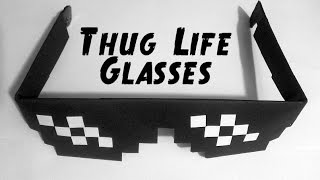 How to make Paper Thug Life Glasses  Deal with it [upl. by Nannerb]