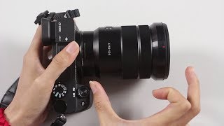 Mở hộp lens Sony 18105mm f4 G OSS  lens đa dụng giá tốt [upl. by Genie]