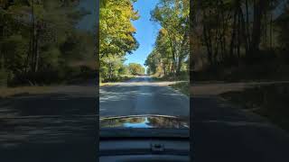 Driving down a terribly bumpy back road half redone shorts car fall drive [upl. by Hamer702]