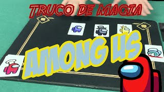 Truco de magia Among Us predicción por Dario Hueta [upl. by Eletnahc779]