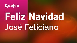 Feliz Navidad  José Feliciano  Karaoke Version  KaraFun [upl. by Macdonald]