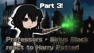 Professors  Sirius Black react to Harry Potter 3 [upl. by Nyladgam]