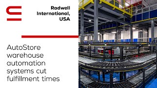 Radwell International USA AutoStore warehouse automation systems cut fulfillment times [upl. by Airam]