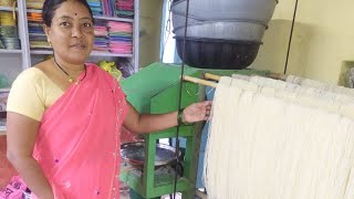 मशीन मध्ये शेवया कश्या बनतात याचा उत्तम व्हिडिओ  shevaya making in machine [upl. by Nordna]