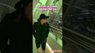 Barista vlog 99story skyscraper kingdom tower Saudi Arabia baristangbiyahero baristavlog [upl. by Eisyak]