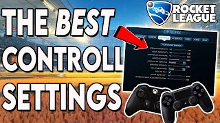 ROCKET LEAGUE BEST Controller Settings  The ULTIMATE Controller Binds Guide XBOXPS4 [upl. by Ellehcyar]