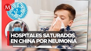 OMS en alerta por aumento de enfermedades respiratorias en niños de China [upl. by Mimi]