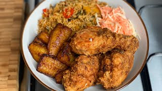 Let’s Cook With Me  COCONUT FRIED CHICKEN  GREEN SEASONING RICE  TERRIANN’S KITCHEN [upl. by Mloc695]