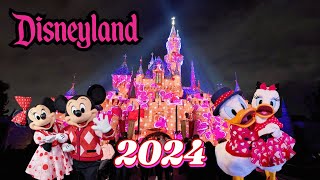 Sweethearts Nite 2024 Disneyland After Dark Walkthrough 4K POV Meet Mickey and Minnie Mouse [upl. by Barimah668]