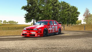 Targa Tasmania Stage 2 Moriarty  Alfa Romeo 155  Assetto Corsa [upl. by Zakaria]