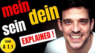 Mein Dein Sein │ Possessivartikel │ German Possessive Articles [upl. by Cully]