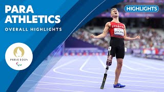 Para Athletics Highlights  Paris 2024 Paralympic Games ❤️💙💚 [upl. by Antipus]