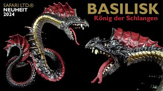 Safari Ltd ® Basilisk  König der Schlangen  Neu 2024 New  Mythical Realms  Review [upl. by Dearden]