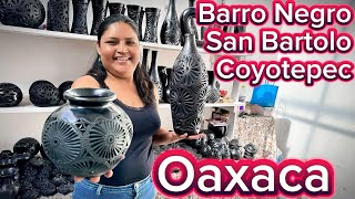 Artesanias de barro negro Rocy en san Bartolo Coyotepec Oaxaca México [upl. by Nahor]