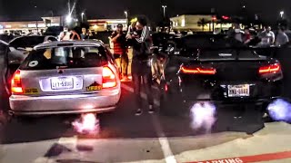 Honda Civic DESTROYS EVERYONE At The 2Step Car Meet [upl. by Eimarej]