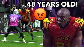 Terrell Owens playing Pro Football at 48 Years Old 🔥 Terrell Owens Mic’d Up  Highlights [upl. by Nett]