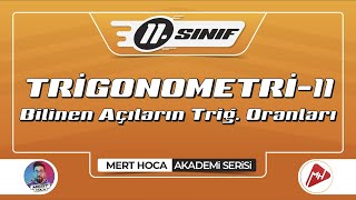 Trigonometri11  Dik Üçgende Trig Oranlar  11Sınıf Konu Anlatımı  Akademi Serisi [upl. by Silloc]