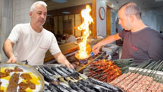 OLDEST Restaurant in Turkey Gaziantep  Turkish Street Food Factory 🔪🔪 [upl. by Adilem192]