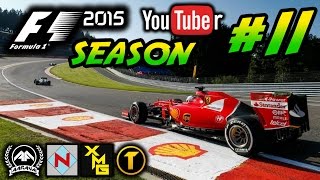 SIDE BY SIDE THROUGH EAU ROUGE  F1 2015 YTChamps 11 [upl. by Annoda731]