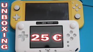 HANDHELD KONSOLE für 25 EURO Unboxing  NINTENDO SWITCH LITE KLON [upl. by Maiga677]