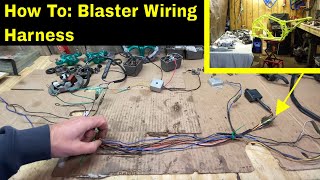 How To Revamp Your Yamaha Blaster Gen1 19872002 Wiring Harness amp Eliminate Tors Key amp Oil Light [upl. by Aihsit634]