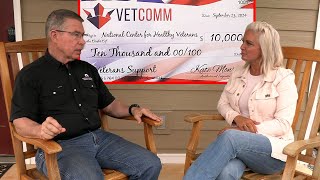 We Donated 10000 to the National Center for Healthy Veterans  VetComm [upl. by Nosreg]