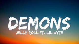 Jelly Roll  Demons Lyrics ft Lil Wyte [upl. by Ydoj118]