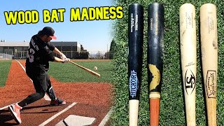 Wood Bat Madness FINAL 4  Old Hickory vs Sam Bat  Louisville Slugger vs American Batsmith [upl. by Ttik349]