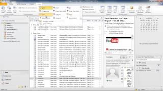 How to Arrange emails by sender and date in Outlook [upl. by Yentruok]