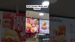 KFC Promo Deals Menu and Prices KFC kfcchicken kfcphilippines KFChallenge kfcmenu kfcprice [upl. by Ahsyle118]